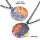 999 Sterling Silver Half Demon Half Buddha Compassion Necklace 999 Sterling Silver Half Demon Half Buddha Compassion Necklace