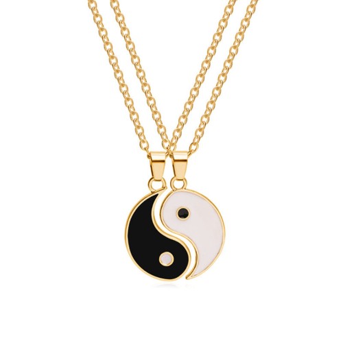 Yin Yang Hematite Pendant Necklace Yin Yang Hematite Pendant Necklace