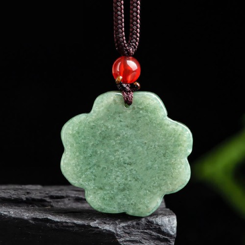 Lucky Four Leaf Clover Jade Prosperity Necklace Lucky Four Leaf Clover Jade Prosperity Necklace