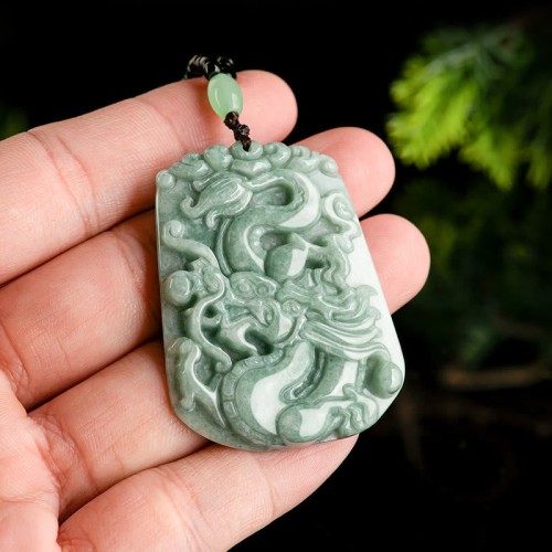 Dragon Zodiac Jade Protection Bead Necklace Dragon Zodiac Jade Protection Bead Necklace