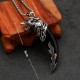 Wolf Tooth Titanium Steel Balance Necklace Wolf Tooth Titanium Steel Balance Necklace