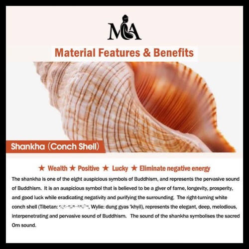 Sterling Silver Shankha Conch Shell Lucky Necklace Pendant Sterling Silver Shankha Conch Shell Lucky Necklace Pendant