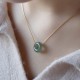 Round Jade Peace Buckle Luck Necklace Pendant Round Jade Peace Buckle Luck Necklace Pendant