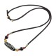 Tibetan Nine-Eye Dzi Bead Protection Necklace