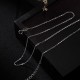 Zen Cairn Labradorite Crystal Calm Necklace