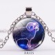 12 Constellations Zodiac Moon Star Protection Necklace 12 Constellations Zodiac Moon Star Protection Necklace
