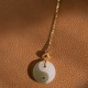 Yin Yang Jade 18K Gold Prosperity Necklace Pendant Yin Yang Jade 18K Gold Prosperity Necklace Pendant