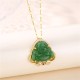 Natural Laughing Buddha Peace Necklace Natural Laughing Buddha Peace Necklace