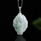 Nine Tailed Fox Jade Prosperity Necklace Pendant