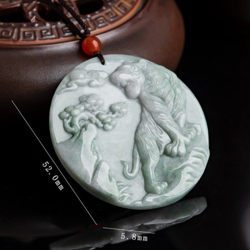 Chinese Zodiac Tiger Jade Protection Necklace Chinese Zodiac Tiger Jade Protection Necklace