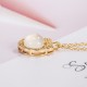 Chalcedony Lock of Good Wishes Necklace Chalcedony Lock of Good Wishes Necklace
