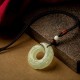 Peace Buckle Red Sandalwood Agate Necklace Peace Buckle Red Sandalwood Agate Necklace