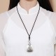 999 Silver Zodiac Natal Buddha Heart Sutra Necklace 999 Silver Zodiac Natal Buddha Heart Sutra Necklace