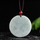 Jade Lotus Carved Prosperity Necklace Pendant Jade Lotus Carved Prosperity Necklace Pendant