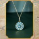 925 Sterling Silver Turquoise Zircon Protection Necklace 925 Sterling Silver Turquoise Zircon Protection Necklace