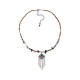 Tibetan Crystal Copper Luck Tassel Necklace Tibetan Crystal Copper Luck Tassel Necklace