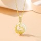 Dragon Jade Golden Dragon Peace Necklace Pendant Dragon Jade Golden Dragon Peace Necklace Pendant