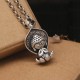 999 Sterling Silver Buddha Serenity Necklace