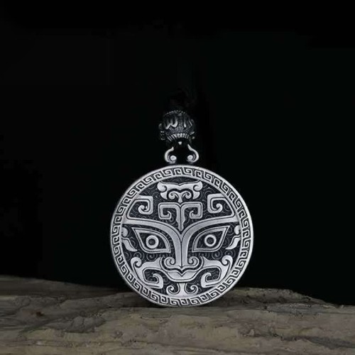 Feng Shui Taotie Wealth Necklace Pendant