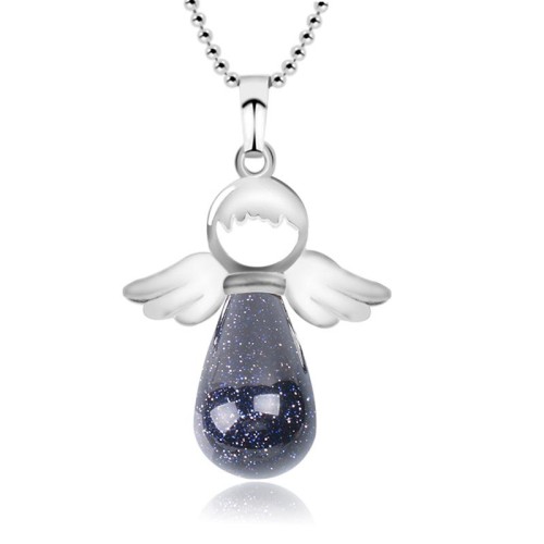 Little Angel Wings Crystal Luck Necklace Little Angel Wings Crystal Luck Necklace