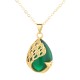 Pink Crystal Peacock Soothing Love Necklace Pendant