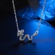 925 Sterling Silver Dragon Protection Necklace 925 Sterling Silver Dragon Protection Necklace