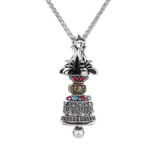 Tibetan Om Mani Padme Hum Vajra Strength Pendant