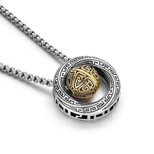 Mobius Lucky Bead Wealth Necklace