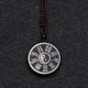 Black Obsidian Taoism Yin Yang Carved Necklace Black Obsidian Taoism Yin Yang Carved Necklace