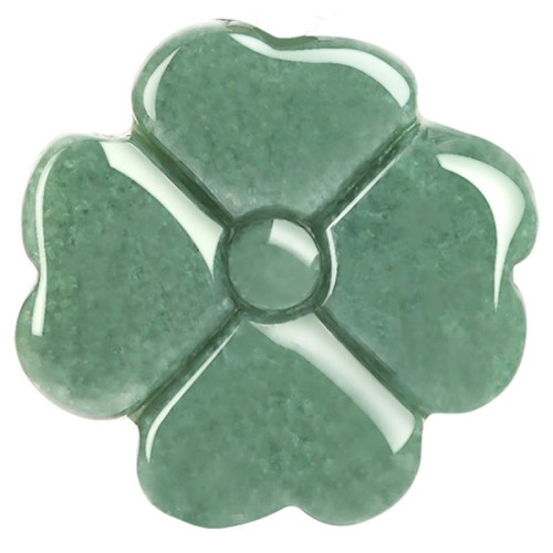 Lucky Four Leaf Clover Jade Prosperity Necklace Lucky Four Leaf Clover Jade Prosperity Necklace