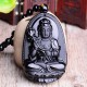 Obsidian Buddha Amulet Protection Necklace Pendant Obsidian Buddha Amulet Protection Necklace Pendant