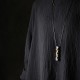 Tibet Ebony Wood Copper Peace Necklace Tibet Ebony Wood Copper Peace Necklace