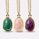 Green Aventurine Amethyst Rose Quartz Necklace