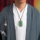 Jade Koi Fish Lotus Wealth Necklace
