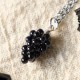 Garnet Red Agate Black Onyx Protection Necklace Pendant