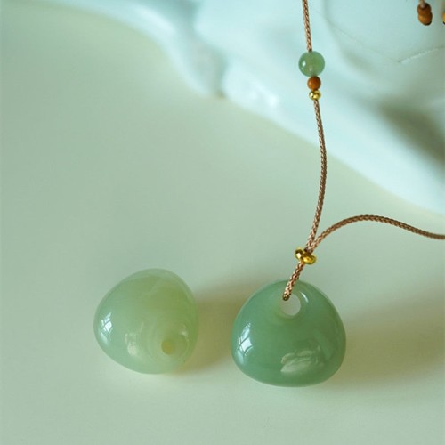 Natural Jade Luck Prosperity Necklace Pendant Natural Jade Luck Prosperity Necklace Pendant