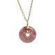Strawberry Quartz Healing Necklace Pendant Strawberry Quartz Healing Necklace Pendant