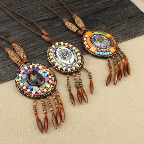 Mandala Beads Creativity Necklace Pendant