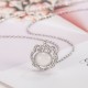 Chalcedony Lock of Good Wishes Necklace Chalcedony Lock of Good Wishes Necklace