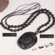 Black Obsidian Kwan Yin Strength Necklace Black Obsidian Kwan Yin Strength Necklace