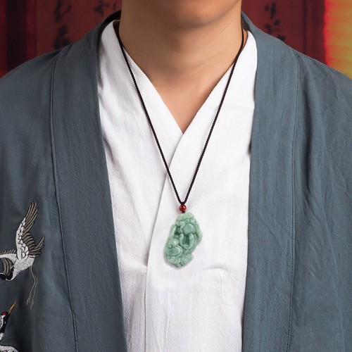Jade PiXiu Wealth Luck Necklace Pendant