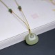 Hetian Jade Small Bag Prosperity String Necklace Pendant Hetian Jade Small Bag Prosperity String Necklace Pendant