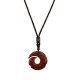 Red Sandalwood Ebony Wood Luck Necklace Pendant Red Sandalwood Ebony Wood Luck Necklace Pendant