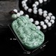 Natural Jade Guan Gong Wealth Amulet Necklace Natural Jade Guan Gong Wealth Amulet Necklace