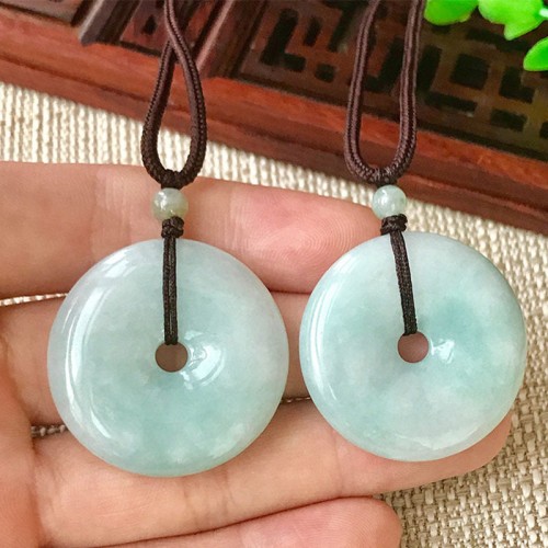 Round Jade Luck Necklace