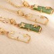 White Jade Bamboo Luck Necklace Pendant White Jade Bamboo Luck Necklace Pendant