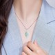 Nine Tailed Fox Jade Prosperity Necklace Pendant