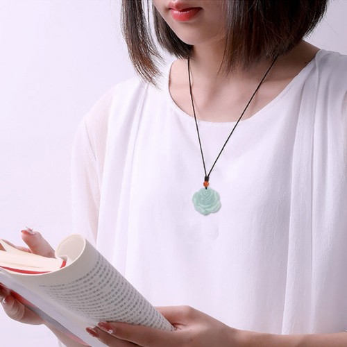 Lotus Jade Abundance Necklace Pendant Lotus Jade Abundance Necklace Pendant