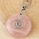 Amethyst Pink Crystal Lotus Healing Necklace Amethyst Pink Crystal Lotus Healing Necklace