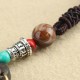Tibet Ebony Five God of Wealth Necklace